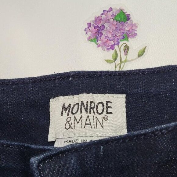 Monroe & Main, Women's Blue Pants, Size 14, Not Worn - Picture 3 of 8